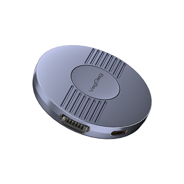 VegGieg 1080P 60Hz Kablosuz HDMI Görüntü ve Ses Aktarıcı Telefon TV Yansıtma Cihazı 2.4GHz ve 5GHz Wireless Display Adaptör