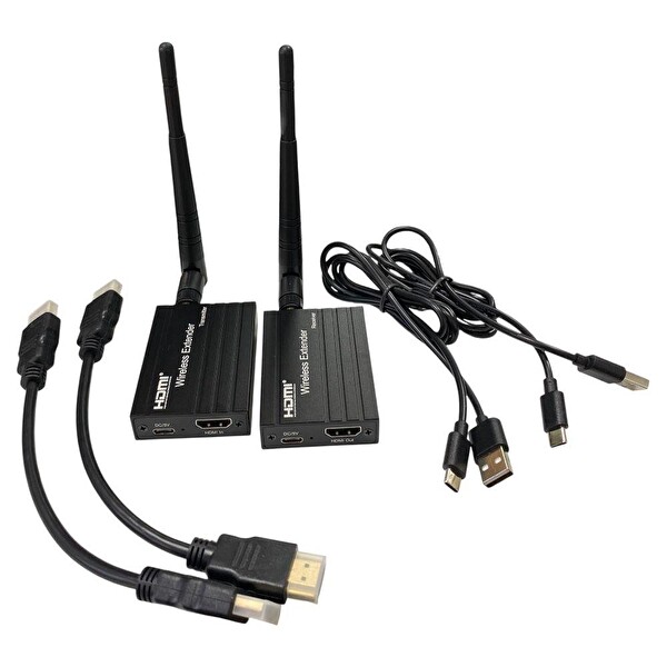 Powermaster PM-19865 HDMI Kablosuz Extender 50 M Uzatıcı