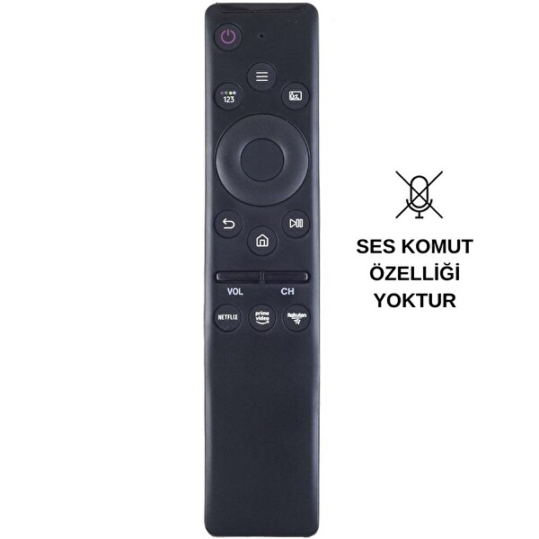 Electroon Samsug Netflix Prime Video Rakuten Tuşlu LED TV Kumanda   Ses Komutsuz