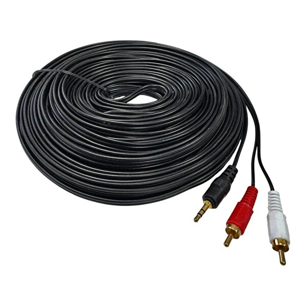 Multibox 2RCA-3.5 MM 20M Stereo Aux Altın Kablo