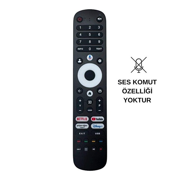 Electroon Dijitsu Android LED TV Kumandası - Ses Komutsuz