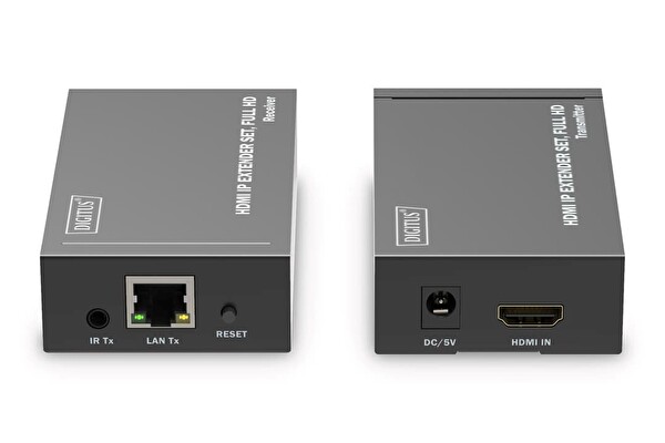 Digitus DS-55517 HDMI IP Extender 120 M 1080p 60Hz CAT6/7/8 Görüntü Aktarıcı Seti