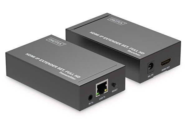Digitus DS-55517 HDMI IP Extender 120 M 1080p 60Hz CAT6/7/8 Görüntü Aktarıcı Seti