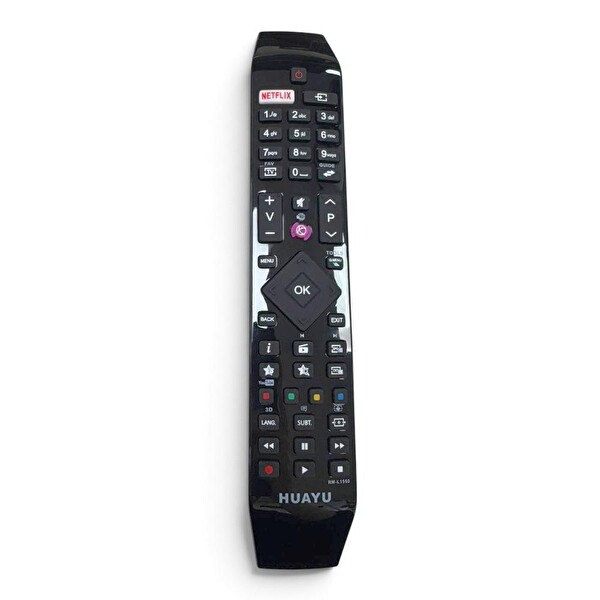 Vestel Netflix Mor Tuşlu Led Tv Kumanda Huayu RM L1560 2