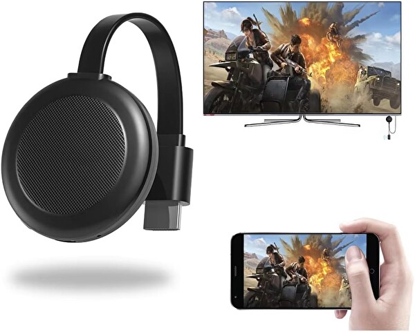 Coverzone Kablosuz HDMI Görüntü Aktarıcı ENT 2.4G AirPlay DLNA WiFi Adaptör G38