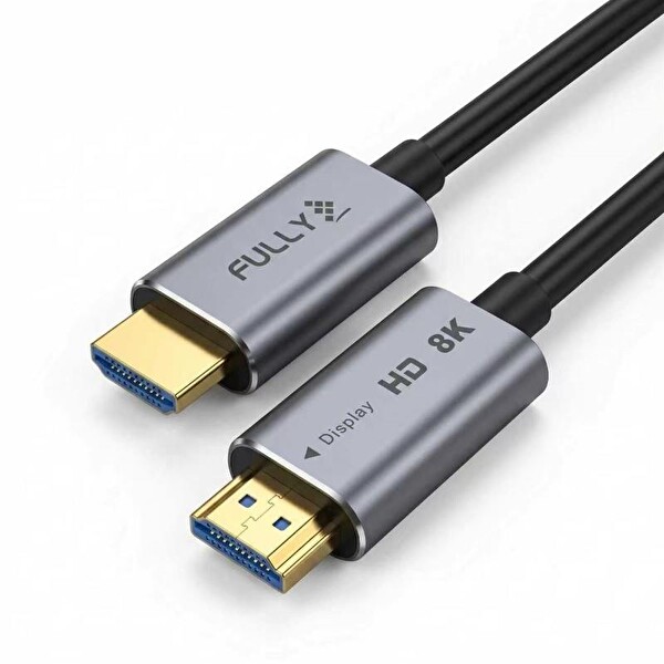 Fully 8K HDMI 2.1V Fiber Optik Kablo 10 m 7680 x 4320P