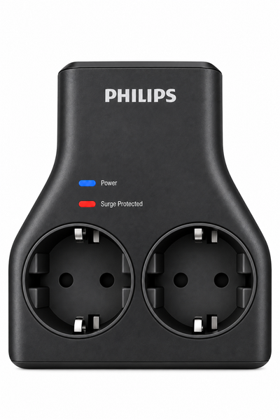Philips CHP7022B/62 1140J Aşırı Gerilim Koruma 2'li Akım Korumalı Priz