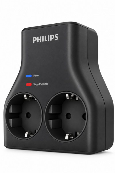 Philips CHP7022B/62 1140J Aşırı Gerilim Koruma 2'li Akım Korumalı Priz