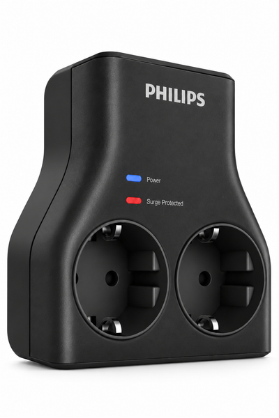Philips CHP7022B/62 1140J Aşırı Gerilim Koruma 2'li Akım Korumalı Priz