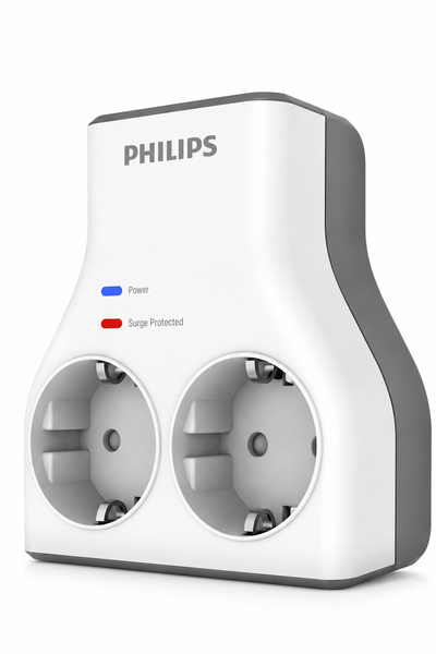 Philips CHP7022W/62 1140J Aşırı Gerilim Koruma 2'li Akım Korumalı Priz