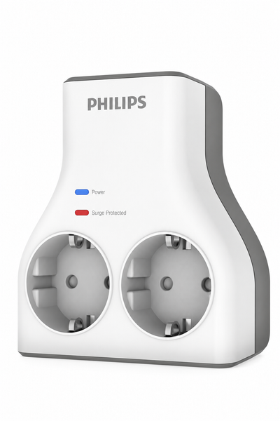 Philips CHP7022W/62 1140J Aşırı Gerilim Koruma 2'li Akım Korumalı Priz