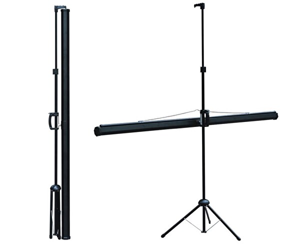 Codegen TX-24 240x200 CM Tripod Ayaklı Taşınabilir Siyah Fonlu Manuel Projeksiyon Perdesi