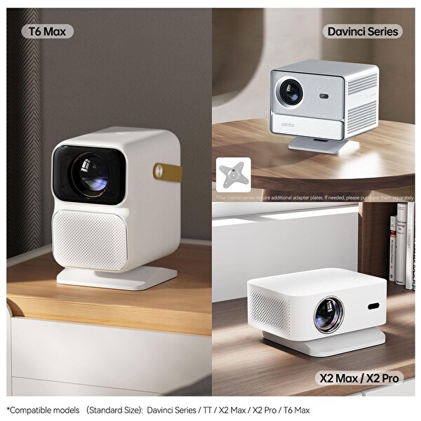 Wanbo T2 Max/Dali 1/T4/Mini Pro ile Uyumlu Projeksiyon Masaüstü Taban Standı