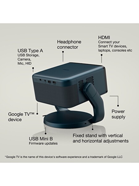 Epson EF-22B 1000 Lümen 1920x1080 FHD Akıllı Mini Lazer Projeksiyon TV