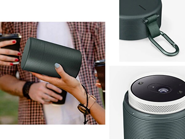 Samsung Freestyle Taşınabilir Projektör İçin Taşıma Çantası Dayanıklı Kılıf