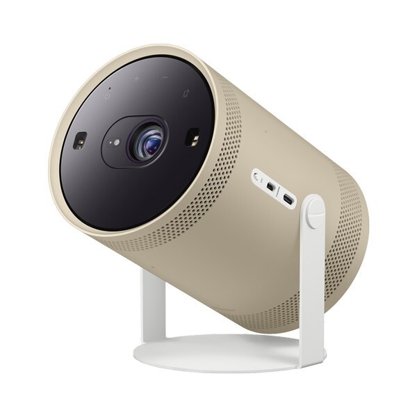 Samsung The Freestyle Projeksiyon Kılıfı Silikon Koruma - Bej