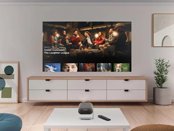Viewsonic M1 Max Dahili Google TV'li 1080P Full HD Akıllı LED Projeksiyon Cihazı
