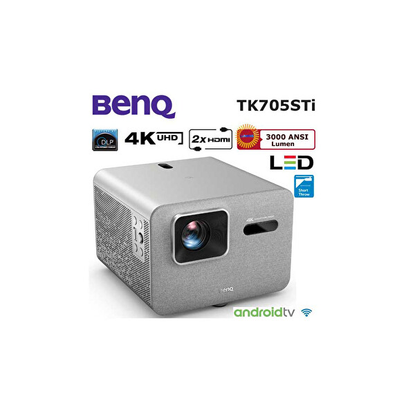 BenQ TK705STi 4K Kısa Mesafe Ev Sinema Projeksiyon Cihazı