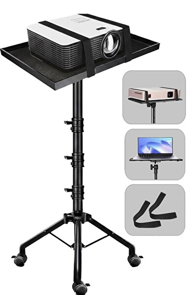 Lastvoice LP-22 Tekerlekli Ayarlanabilir Yüksek Kaliteli Projeksiyon Standı Sehpası 73-163 CM