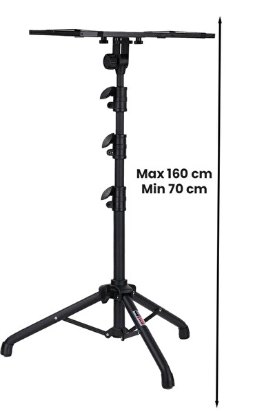 Lastvoice LP-20 Ayarlanabilir Yüksek Kaliteli Projeksiyon Standı Sehpası 70-160 Cm Yükseklik Ayarlı