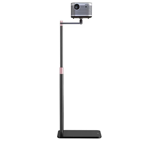 Ayex Projektör Stand C - Yükseklik Ayarlı Metal Projektör Standı - 91-123 CM Siyah