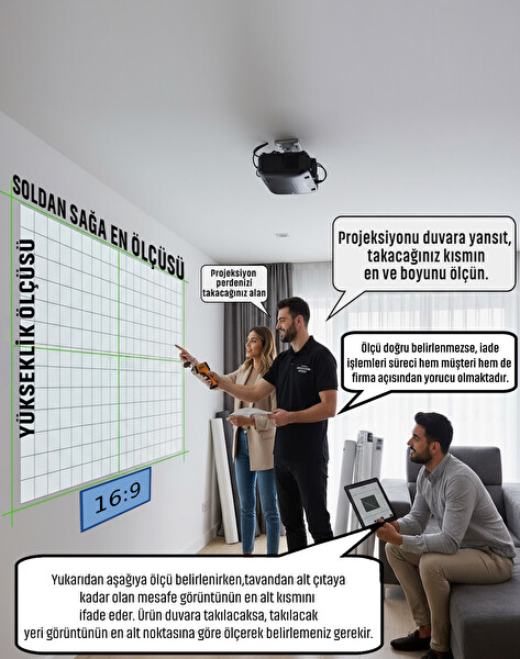 Gölge Stor En 240 CM x Boy 190 CM Şarjlı Motor Kumandalı