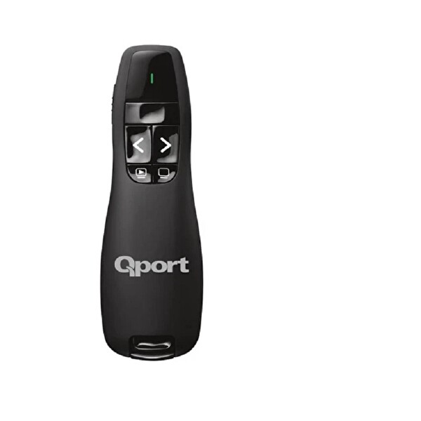 Qport Q-SUN400 2.4 GHZ USB & Type-C Kırmızı Lazerli Sunum Kumandası
