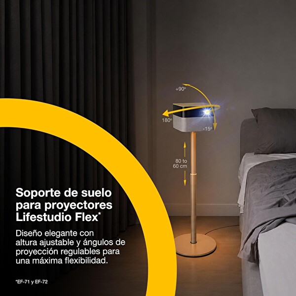 Epson Lifestudio Flex Plus EF-72 4K Pro-UHD 1000 Lümen Google TV Akıllı Projeksiyon Cihazı