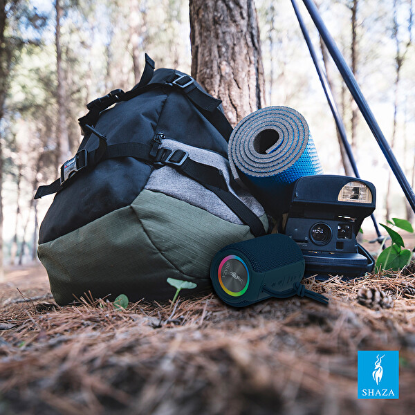 Shaza SZBTS01-G IPX6 Suya Dayanıklı 8 W Ses Çıkışı Gri Taşınabilir Bluetooth Hoparlör