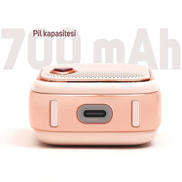 Divoom Lovelock Mini Ses Kayıt Özellikli Rose Gold Bluetooth Hoparlör