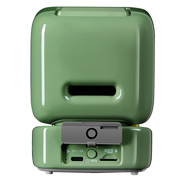 Divoom Ditoo Mic Piksel Ekranlı Karaoke Mikrofonlu Yeşil Bluetooth Hoparlör