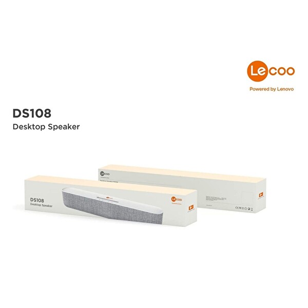 Lecoo DS108 Bluetooth 5.0 80dB Stereo 10W Kablosuz Beyaz Bluetooth Hoparlör