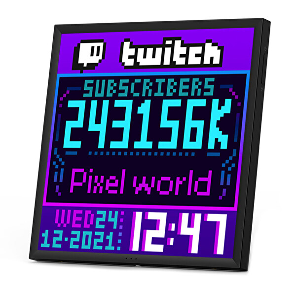 Divoom Ditoo Pro Siyah Bluetooth Hoparlör Ve Pixoo-64 LED Ekran Seti