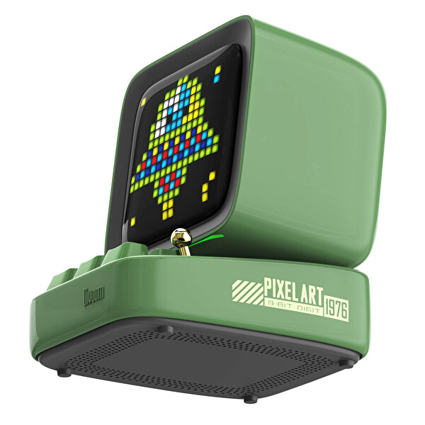 Divoom Ditoo Pro Yeşil Bluetooth Hoparlör Ve Pixoo-64 LED Ekran Seti