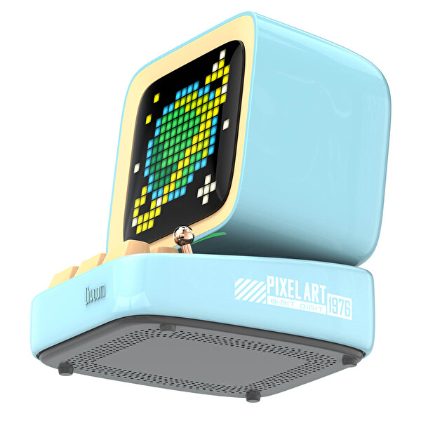 Divoom Ditoo Pro Mavi Bluetooth Hoparlör Ve Pixoo-64 LED Ekran Seti