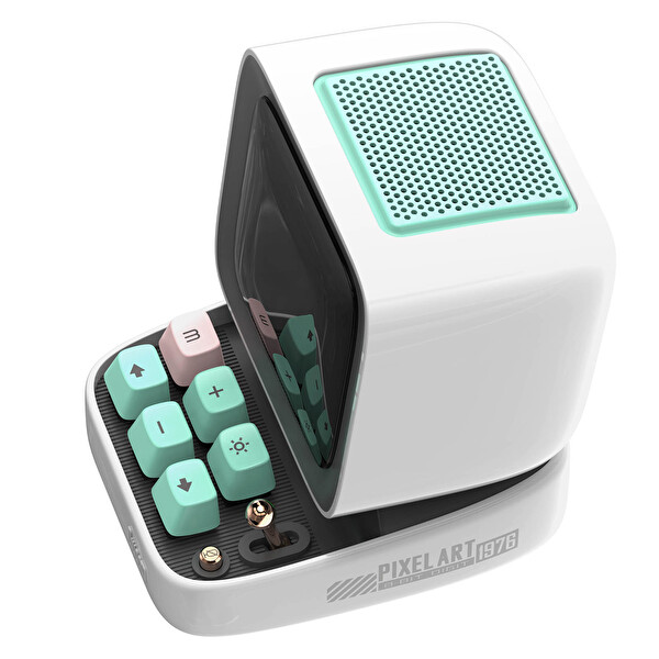 Divoom Ditoo Pro Piksel Ekranlı Beyaz Bluetooth Hoparlör