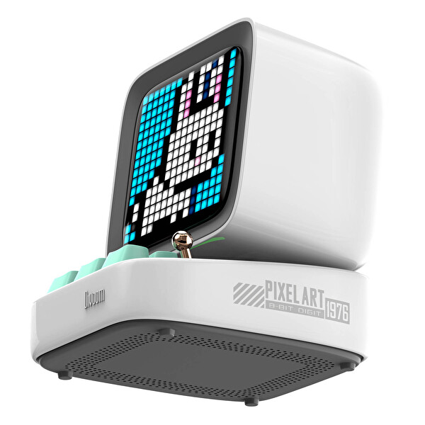 Divoom Ditoo Pro Piksel Ekranlı Beyaz Bluetooth Hoparlör