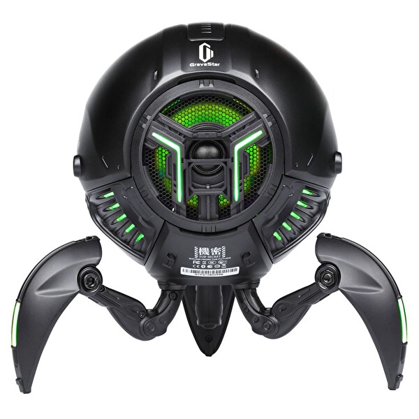 GravaStar Mars Pro Siyah Bluetooth Hoparlör Normal Versiyon