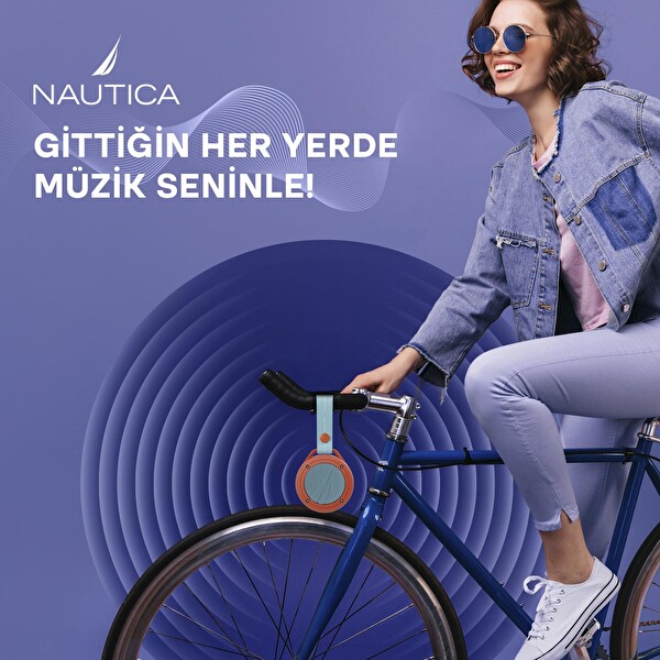 Nautica S20 400 mAh Turuncu Mavi Taşınabilir Ses Bombası Speaker Bluetooth Hoparlör