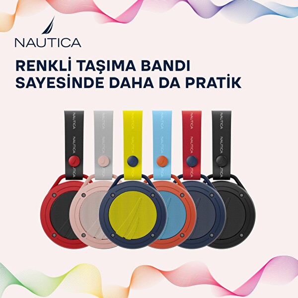Nautica S20 400 mAh Turuncu Mavi Taşınabilir Ses Bombası Speaker Bluetooth Hoparlör