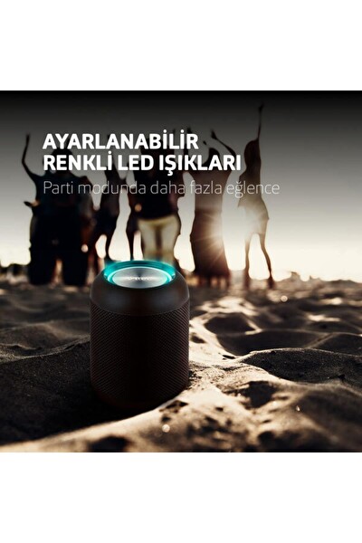 Ttec 2BH07 Dynamite Pasif Radyatörlü IPX5 Ayarlanabilir Led Işıklı Kablosuz Bluetooth 5.0 Hoparlör