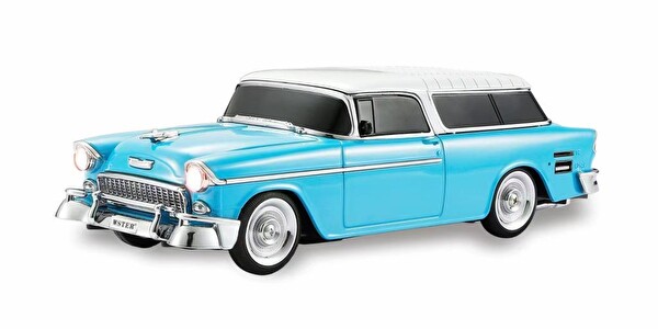 Torima WS-1955 Klasik Araba USB-TF-FM Radyo Mavi Bluetooth Hoparlör
