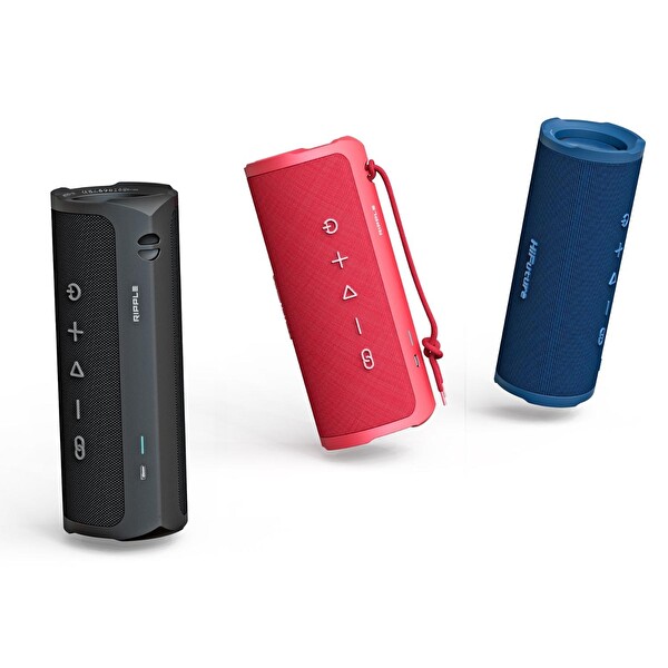 HiFuture Ripple BT 5.3 30W IPX7 Taşınabilir Stereo Siyah Bluetooth Hoparlör