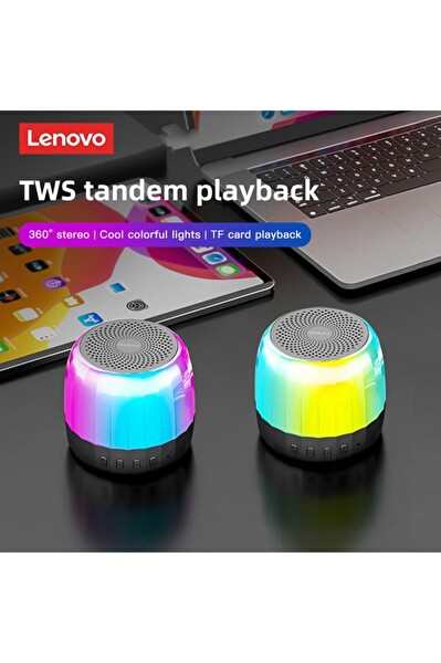 Torima K3 Plus Speaker TF Card Girişli 360 Derece RGB Renkli Işıklı Bluetooth Hoparlör