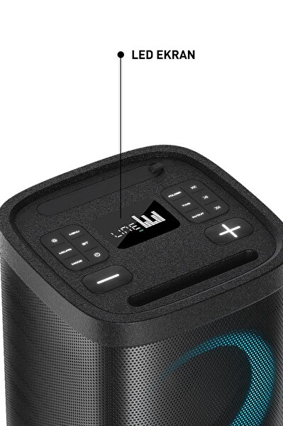 Torima D18 Taşınabilir Kablosuz Siyah Bluetooth Hoparlör