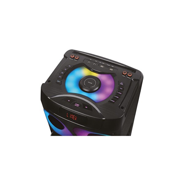 Sunix BTS-83 Ledli Çift Mikrofonlu Parti Boy Bluetooth Hoparlör