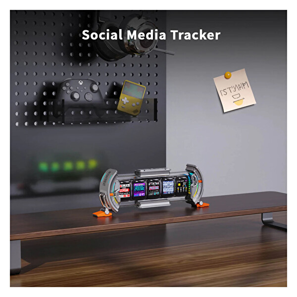 Divoom Ditoo Pro Yeşil Bluetooth Hoparlör ve Times Gate Dijital Led Ekran Seti