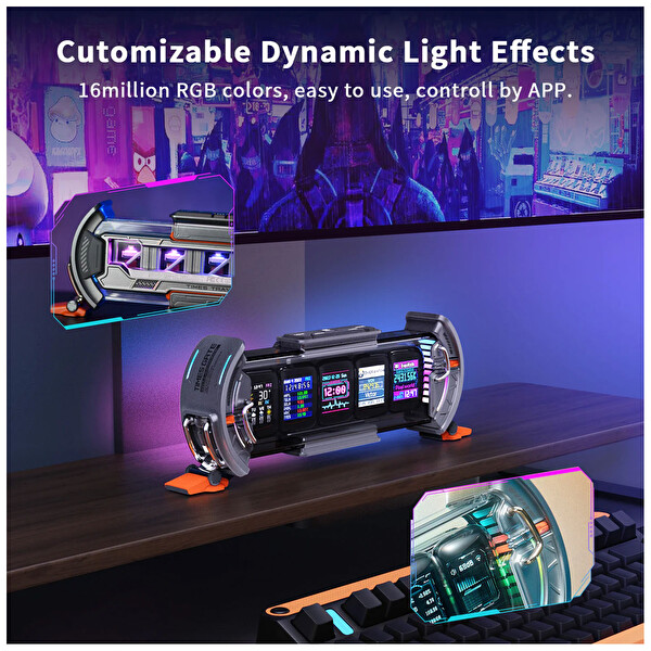 Divoom Ditoo Pro Yeşil Bluetooth Hoparlör ve Times Gate Dijital Led Ekran Seti