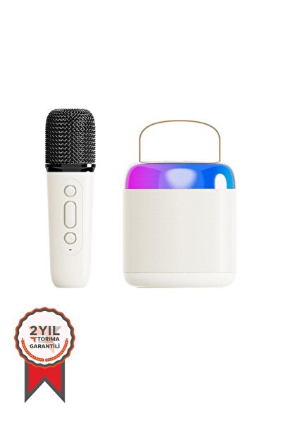 Torima K12 Taşınabilir Kablosuz Beyaz Bluetooth Hoparlör