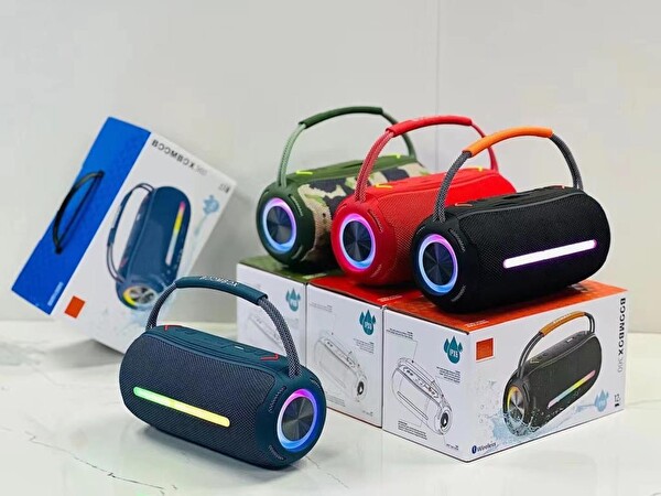 Torima Booms Box 360 USB-TF Taşınabilir RGB Ledli Siyah Bluetooth Hoparlör